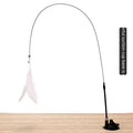 Cat Toy Long Brush Holder Suction Cup with Bell