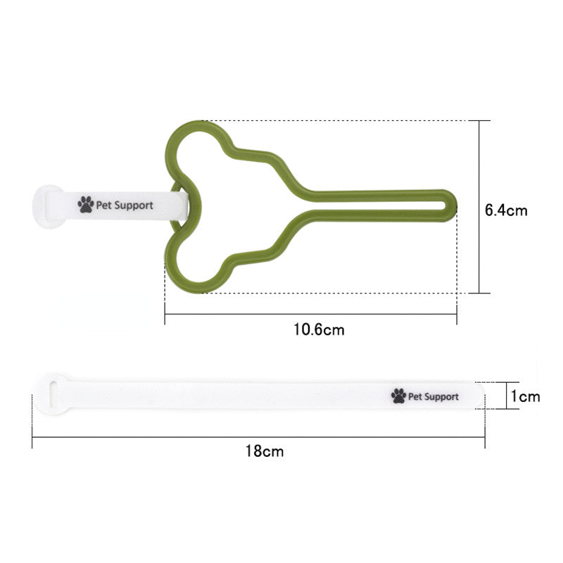 Pet Poop Bag Holder Hands Free Fixed Clip Dog Walking Cleaning