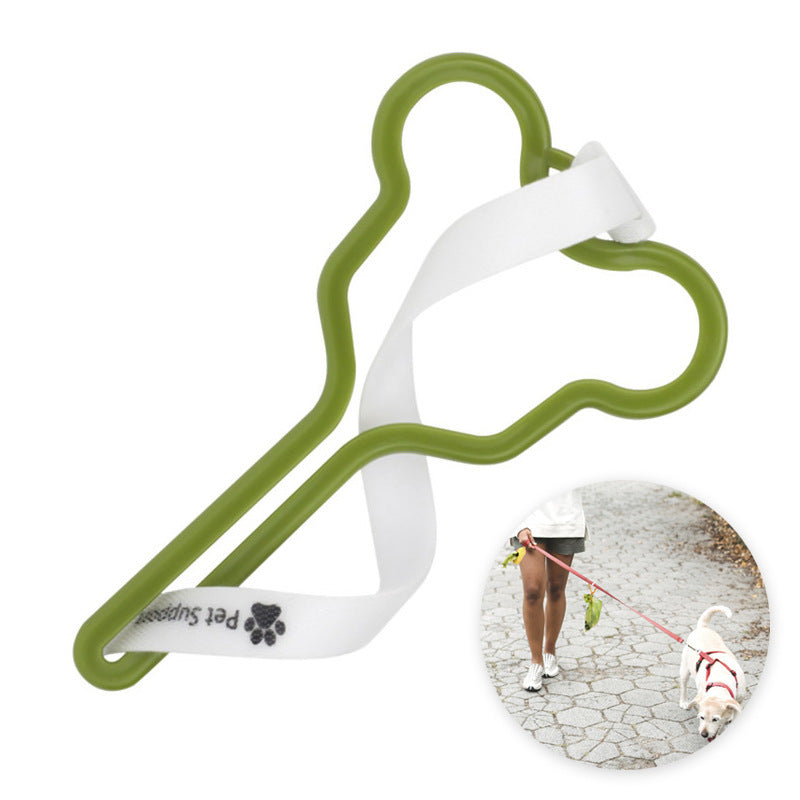 Pet Poop Bag Holder Hands Free Fixed Clip Dog Walking Cleaning